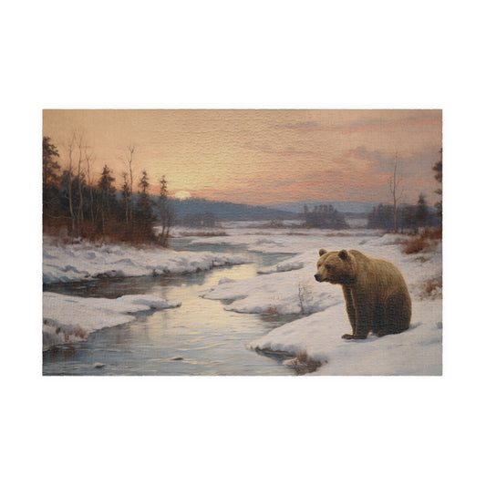 Bear at Sunrise - Jigsaw Puzzle (500, 1000-piece)