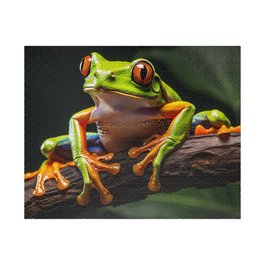 Close Up Tree Frog - Jigsaw Puzzle (500, 1000-piece)